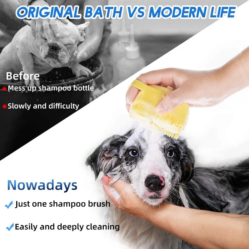 2-in-1 Pet Bath Brush