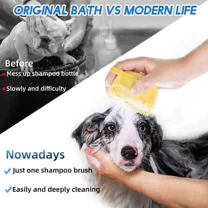 2-in-1 Pet Bath Brush