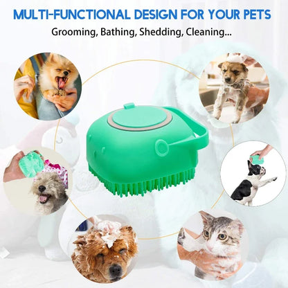 2-in-1 Pet Bath Brush